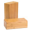 معدات اللياقة البدنية الخشبية الصديقة للبيئة طباعة مخصصة الكرز خشبية كتلة اليوغا العضوية